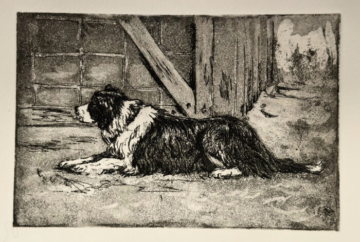 The Gate Keeper - Original Etching