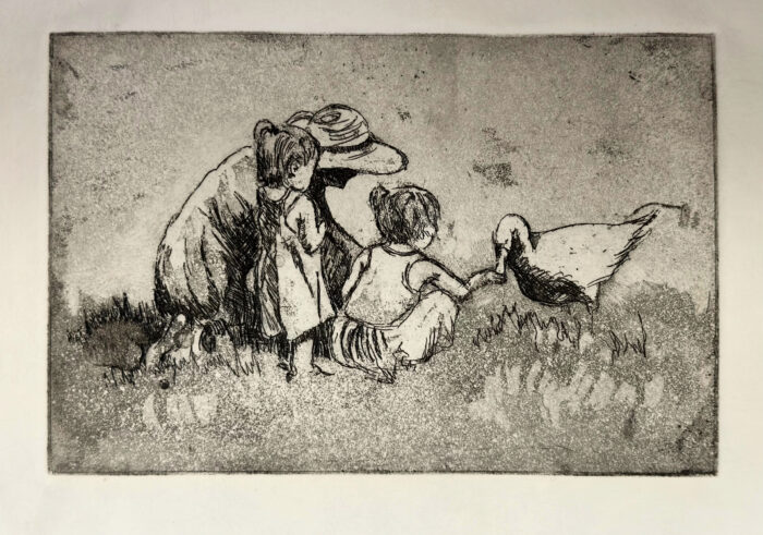 That's Right - Original Etching
