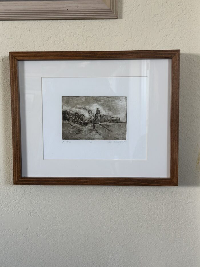 On Trail - Original Etching - Image 2
